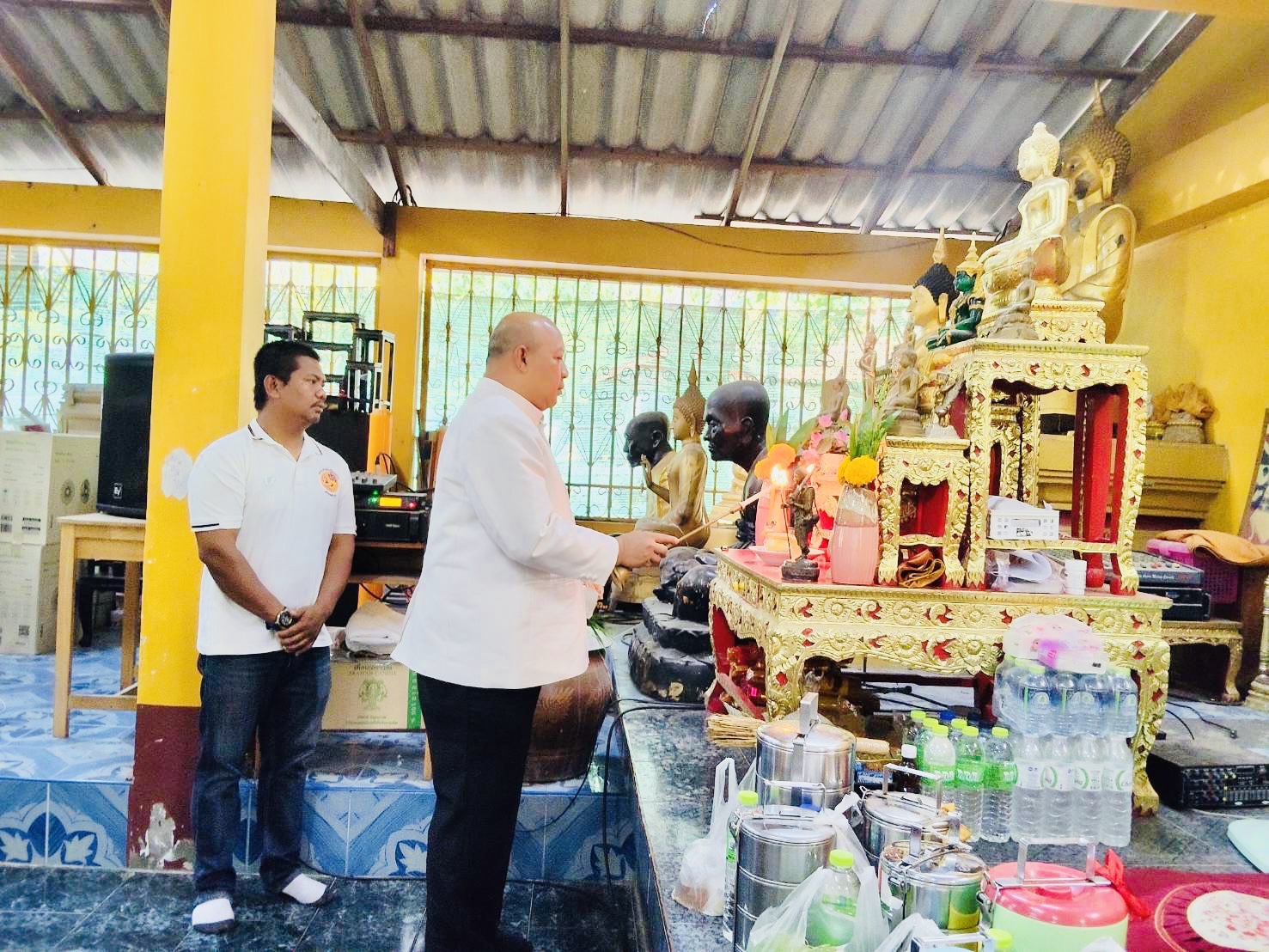 กิจกรรม “เข้าวัดฟังธรรมไปกับนายอำเภอบ้านนาสาร”