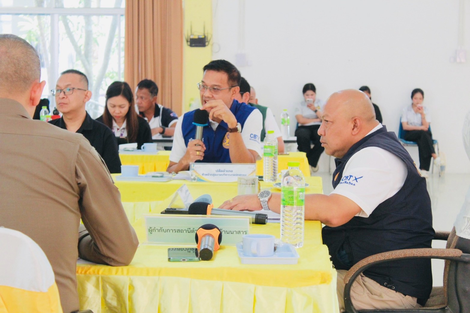 การประชุมหัวหน้าส่วนราชการ หัวหน้าหน่วยงานรัฐวิสาหกิจ ผู้บริหารสถานศึกษา และผู้บริหารองค์กรปกครองส่วนท้องถิ่น อำเภอบ้านนาสาร จังหวัดสุราษฎร์ธานี ประจำเดือนกันยายน ครั้งที่ 9/2569